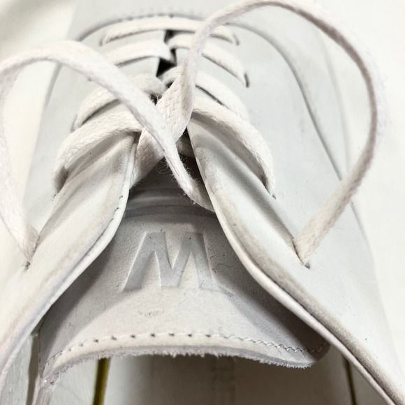 Wolf and Shepherd Cruise White Leather Lace Up Sneaker Shoes Women US 9 EU 39.5 - Picture 11 of 11